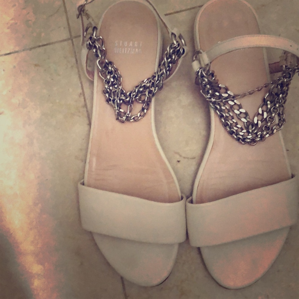 Stewart Weitzman chain sandals